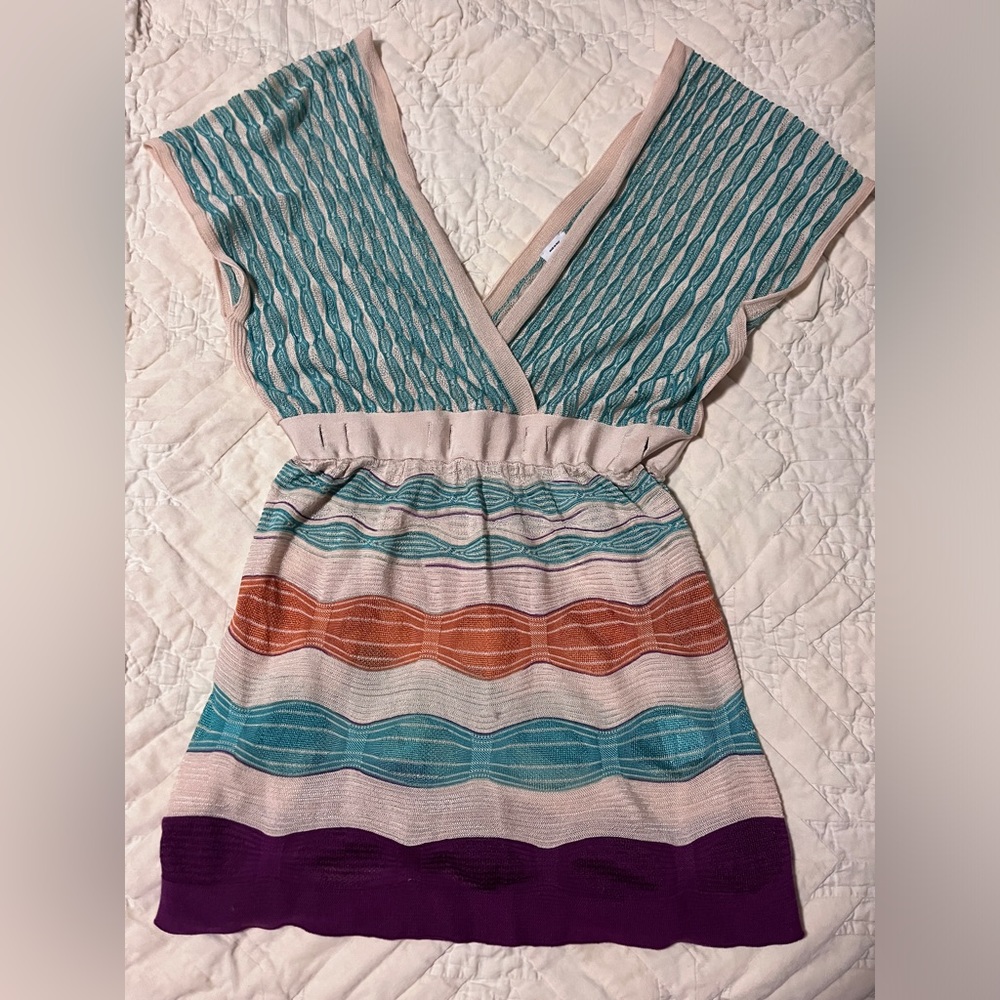 Missoni bathing suit cover / top